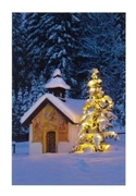 Bild von Carta di auguri "cappella di Natale"