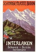 Cover-Bild zu 1601; PlakK A6: Schynige Platte Bahn 1925 / Interlaken