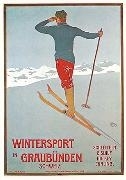 Cover-Bild zu 01202; PlakK A6: Wintersport Graubünden 1907